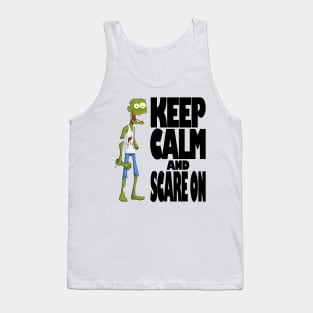 Halloween - Keep calm and scare on Tank Top